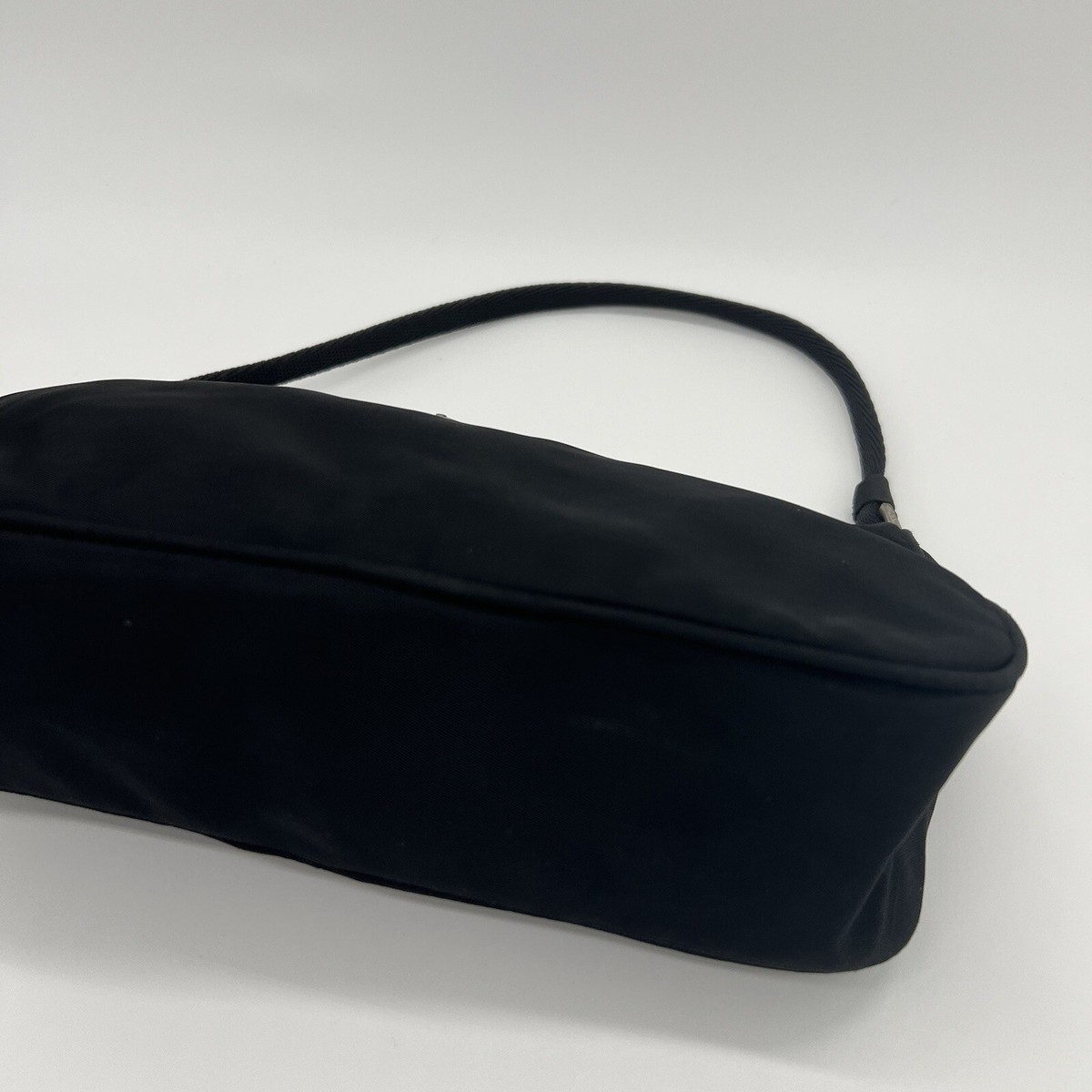 PRADA Nylon Shoulder Bag Noir Black +COA (Missing Zipper PRADA Nylon Shoulder Bag Noir Black +COA (Missing Zipper