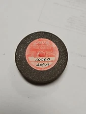 Cratex Resin Bonded Rubber Abrasive Wheel 208-M 2" Dia x 1/2 Wide x 1/4 Hole