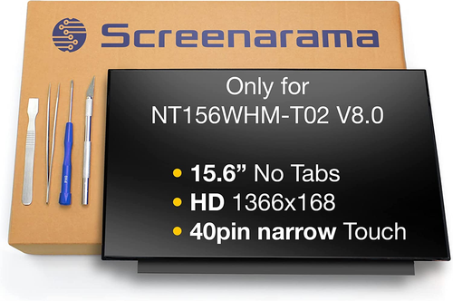 New Screen Replacement For Lenovo Laptop - FHD 1080p OnCell Touch LCD Display With Tape & Tools - FRU 5D11M04143 SD11M04144