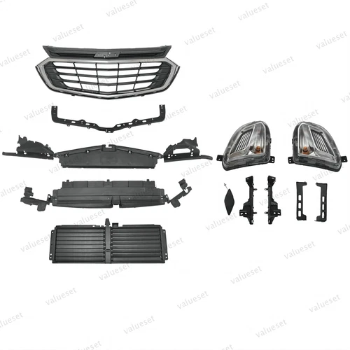 For Equinox 2018-2021 13PC Grille Mesh, Radiator & Air Baffle Shutter Assembly - product listing photo