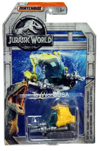 matchbox jurassic world deep dive submarine
