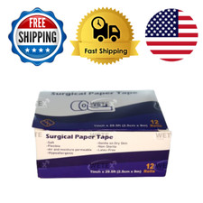Soft Adhesive Surgical Paper Tape Hypoallergenic Laboratory Tape