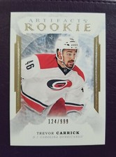 2016-17 UD ARTIFACTS ROOKIE 124/999 #165 Trevor Carrick Carolina Hurricanes 