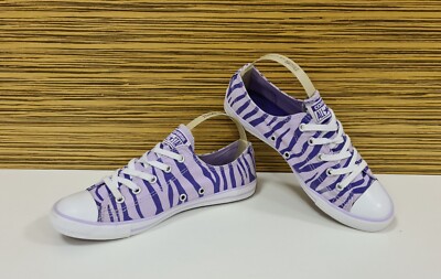 Converse Sample All Star Chucks Sneaker Schuhe Lila gestreift Gr. US 7 = 38 NEU