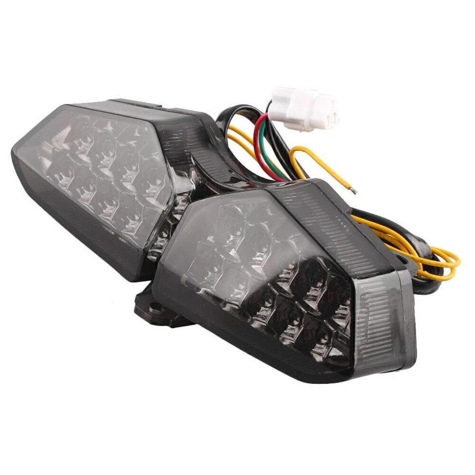 Integrated LED Tail Light Turn Signals Indicator Fit for YAMAHA YZF R6 2003-2005 Foto 2 de 4