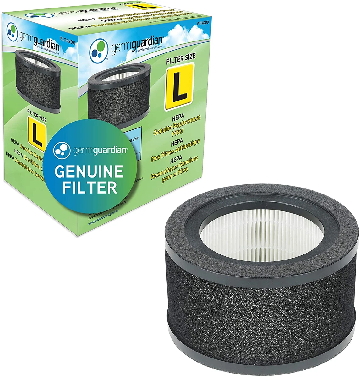 Germ Guardian FLT4200 GENUINE True HEPA Air Purifier Filter L For