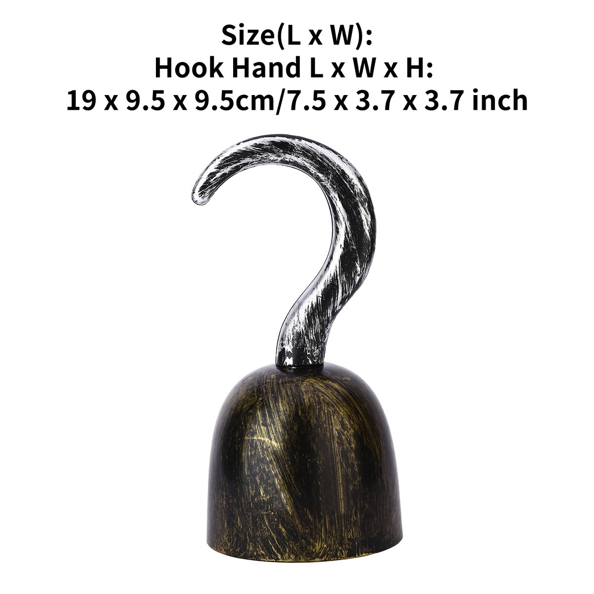 NKlaus 11595 Maritime Hook - Brass Captain's Portrait Coat Hook, 5.5 X 12 Cm - View #6