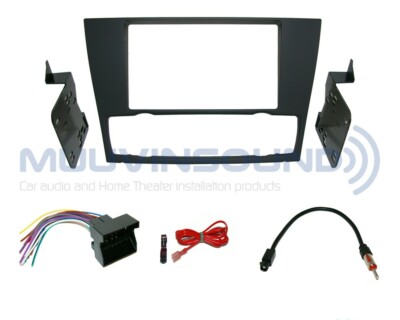 BMW 3 Series 2006-2013 Radio Stereo Dash Kit Combo 2DIN + Harness + Antenna BW5