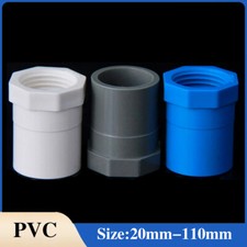 PVC Female Threaded Socket Coupling Straight Connector Pipe Fitting 20mm-110mm