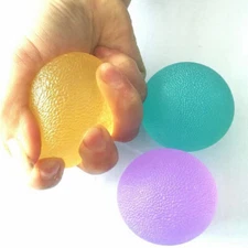 Hand Squeeze Balls Combo Kit 3pc Hand Therapy Finger Excercise Stress Relief