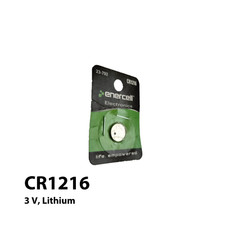 Type CR1216 Battery, enercell  / Renata Brand, 3 V, Lithium