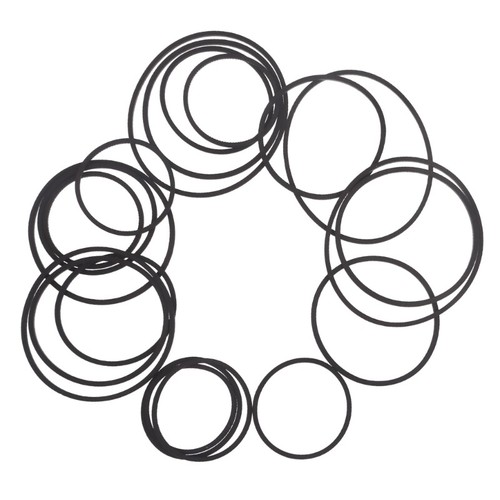 30/50PCS Square Cassette Tape Machine Belt Assorted Belts Mixed 30-65mm 1.2mm - Picture 3 of 10