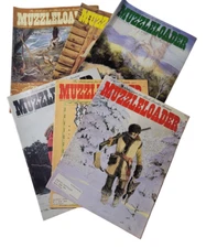 Muzzleloader (6) Magazine Lot 1981 Publication for Black Powder Shooters Hunting