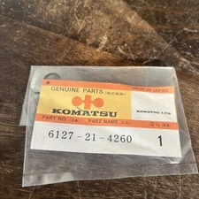 NOS Komatsu OEM Lock Plate 6127-21-4260