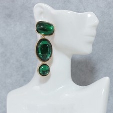 Baroque Geometric Earrings Antique Inlaid Earrings
