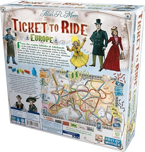 Days of Wonder | Ticket to Ride Europe | Board Game | Ages 8+ | 2-5 Players | - Picture 4 of 5
