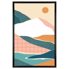 22" x 34" Rounded Poster and Picture Frame, Black, Free Shipping