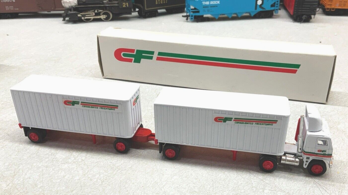NOS Box Vintage CF Tonkin Consolidated Freightway Semi Truck Diecast Trailer COE