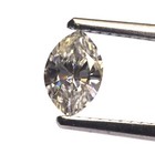 GIA loose certified .43ct F SI3 Brilliant MARQUISE CUT diamond Natural ANTIQUE — photo 2