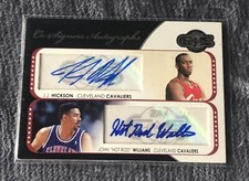 2008 Topps Co-Signers Dual /240 John Williams JJ Hickson Hot Rod Rookie Auto RC