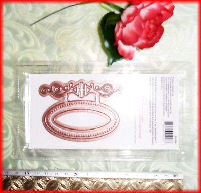 Stanzschablonen Stanzform Tag Schild  ca. 9 x 6,3 cm  Stencil Cutting 
