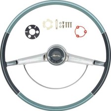 Oer Two Tone Blue Steering Wheel Kit 1965 Chevy Bel Air Biscayne And Impala Oer Two Tone Blue Steering Wheel Kit 1965 Chevy Bel Air Biscayne And Impala