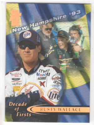 2000 Press Pass VIP RUSTY WALLACE Explosive card #X31