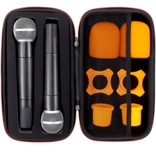 Handheld Mic Storage Bag Carrying Case Protective for Microphone Zip Protection