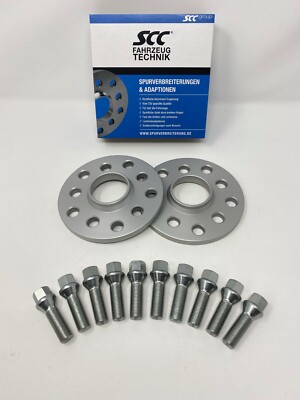30mm 2x15mm Spurverbreiterung SCC für Volvo 5x108 63,4 Radschrauben Spurplatte