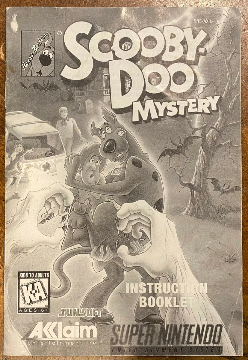 Scooby doo mystery snes sales