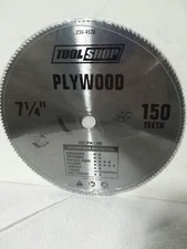 Tool Shop 7-1/4" x 150-Tooth Plywood Circular Saw Blade
