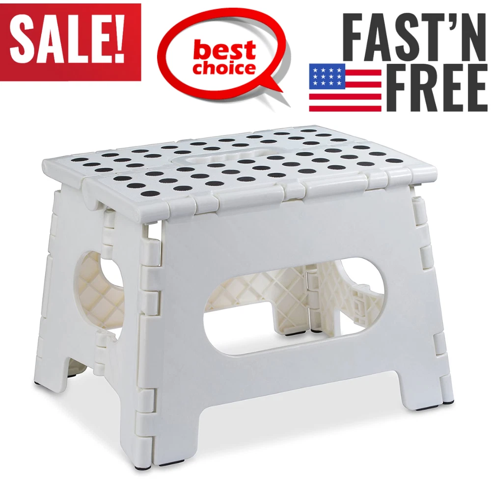 Lightweight folding 2024 step stool