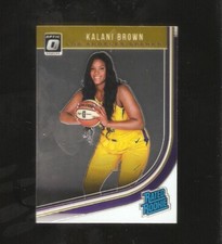 kalani brown  2019 panini wnba optic rookie,baylor,ncaa,los angeles sparks#97