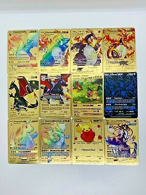 Carte Pokémon Gold Métal - Pikachu