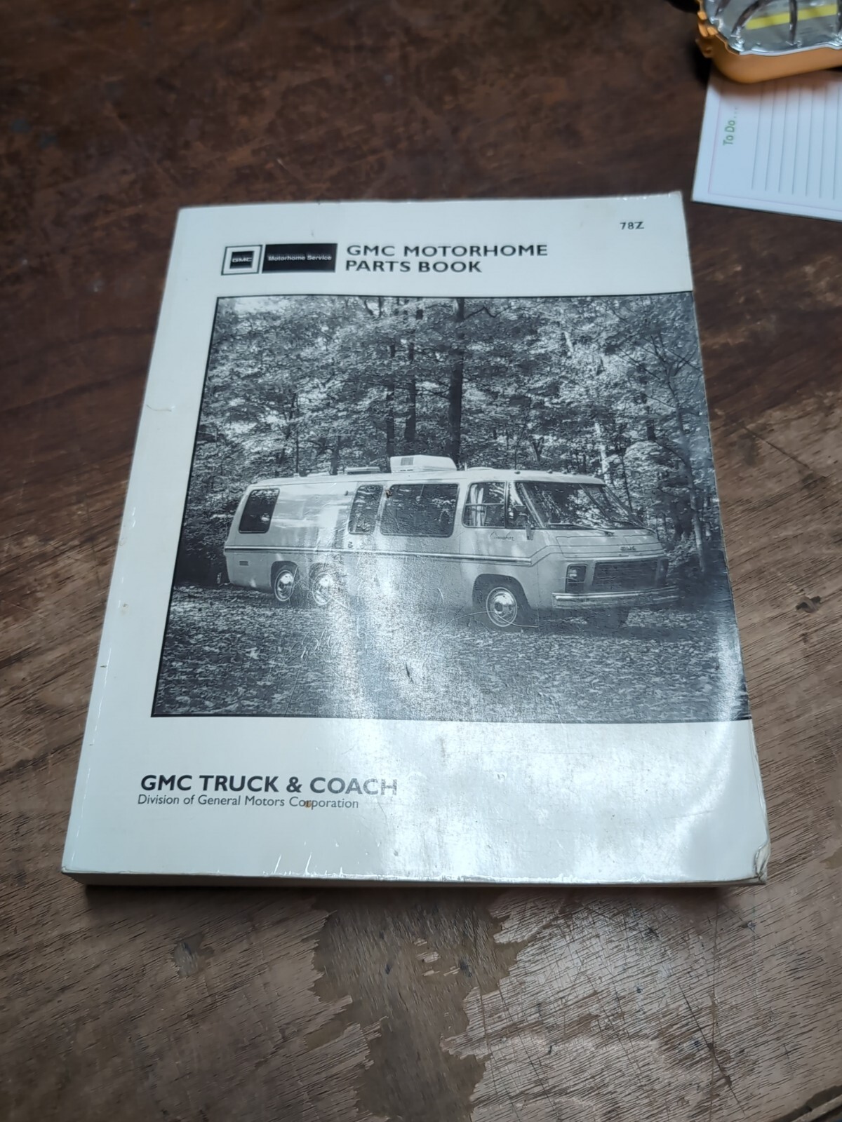 GMC Motorhome Transmode Parts Book Catalog 78Z 6081 6581 6582 6083 6583 6584 ZEO
