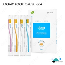 ATOMY Toothbrush 99.9% Gold Coated Nano Vitality Oral Brush 8pcs Made in KOREA