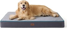Bedsure Orthopedic Dog Bed for Extra Large Dogs - XL Memory Foam, 2-Layer Thick