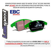 Kit de freno delantero EBC - discos estándar y pastillas verdes para TVR 450 4.4 (86 > 90) - Imagen 3 de 6