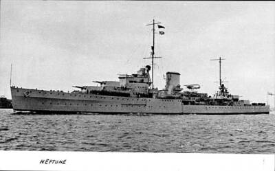 British Royal Navy Battleship HMS Neptune SHIPPING NAVAL OLD PHOTO