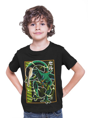 Bio Baumwolle Kinder T-Shirt Anime Dragon Ball Son Goku Vegeta Cell saiyan