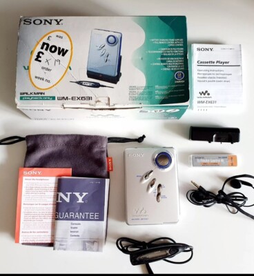 New SONY WALKMAN WM-EX631 CASSETTE PLAYER IN ORIGINAL BOX fully