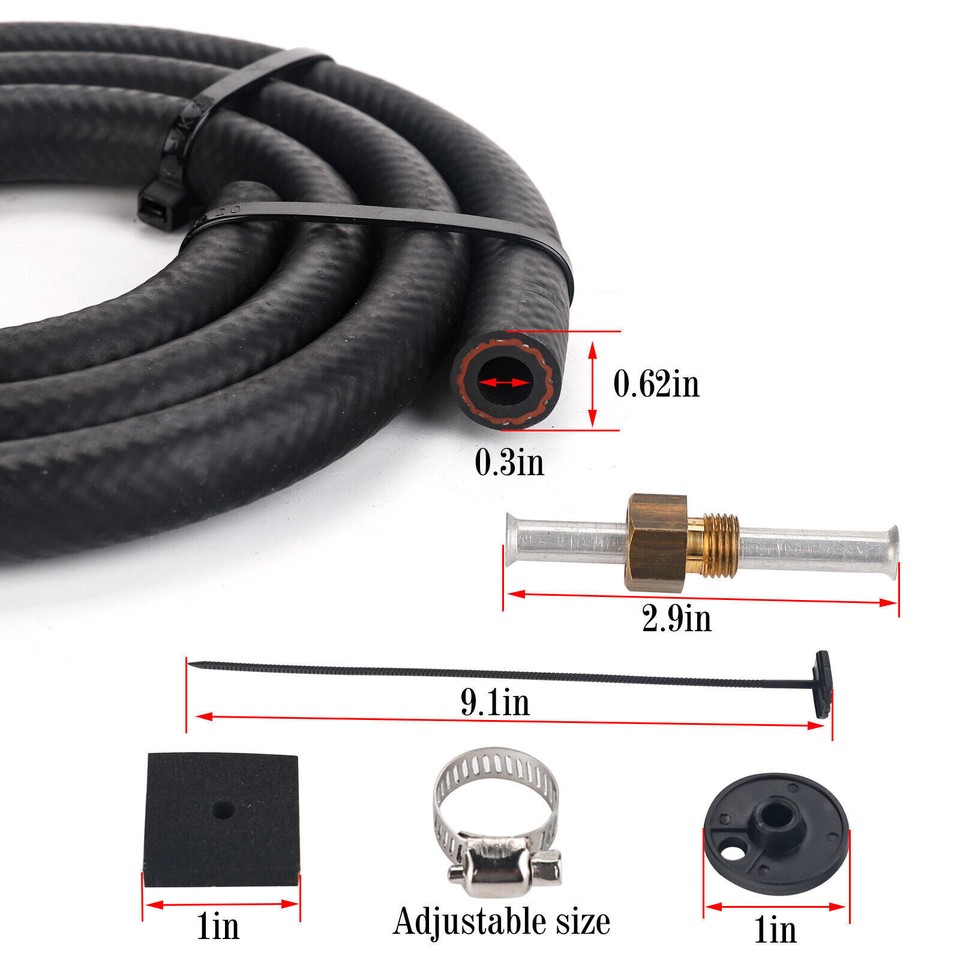 Transmission Oil Cooler+Hose /Mounting Kit 4 Row Radiator Auto-Manual Aluminum - Foto 5