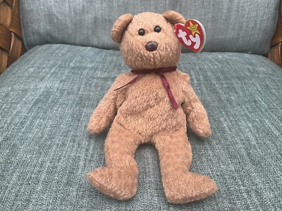 Ty Beanie Babys Bär lockig mit Etikett nicht mehr produziert 1993/96