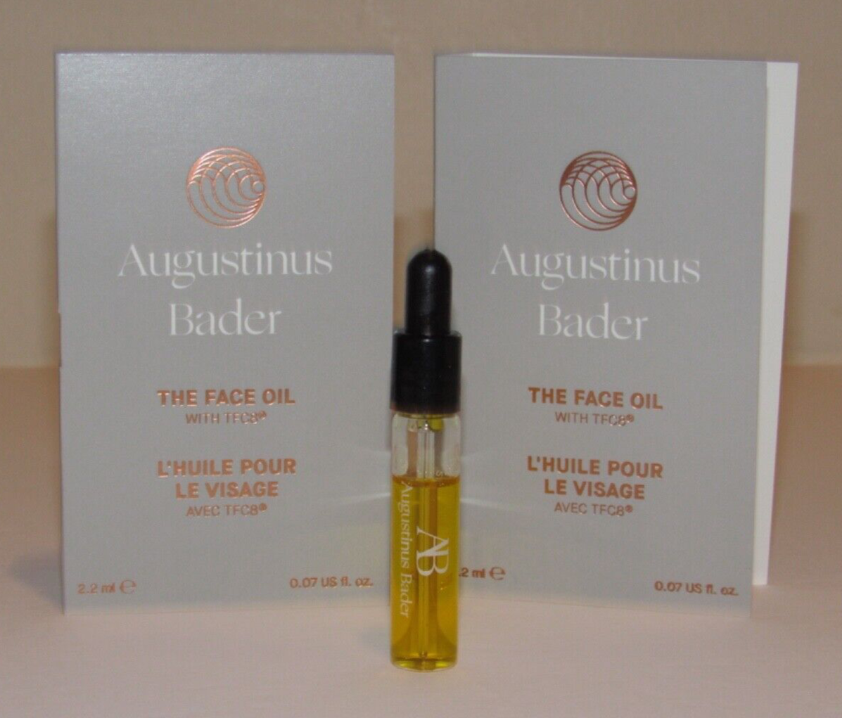 Augustinus Bader The Face Oil With Tfc8 2.2 Ml Deluxe Carded Travel Sample