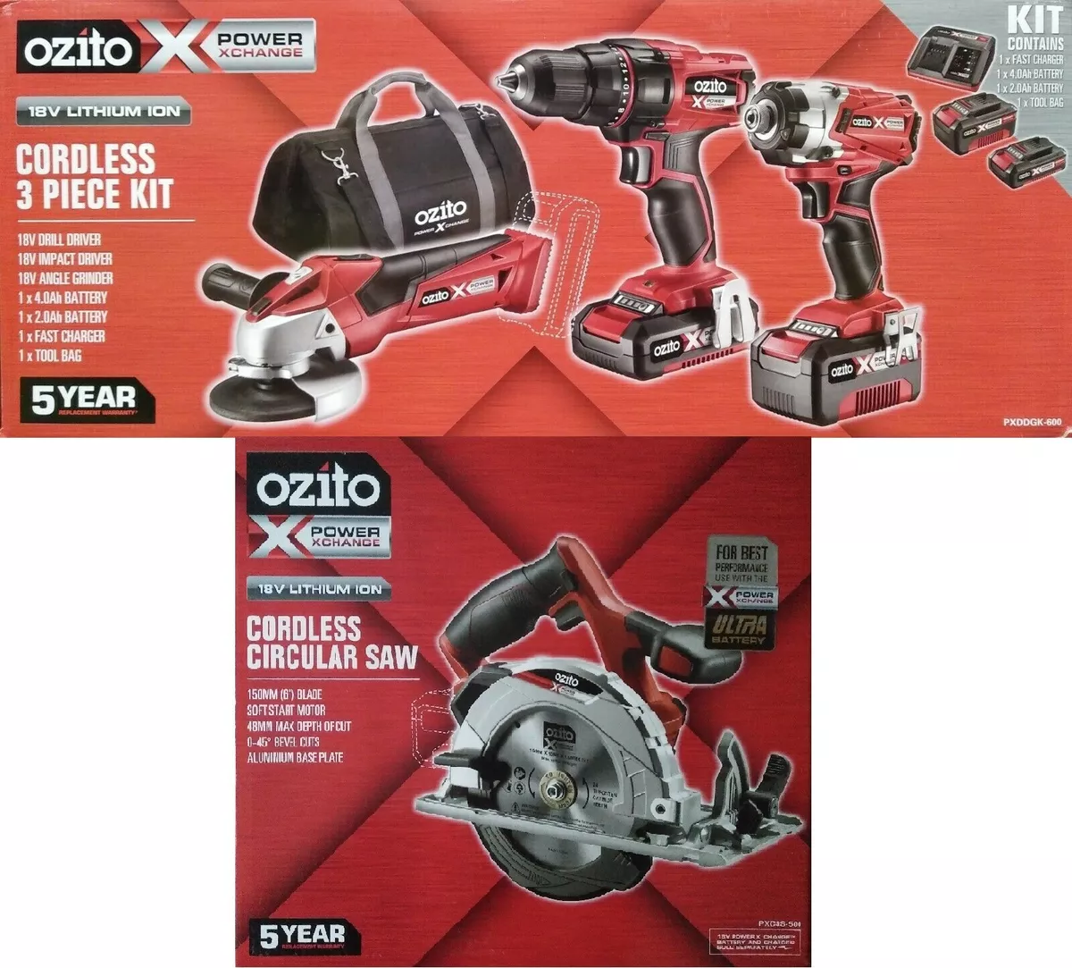 Ozito cordless power tools new arrivals