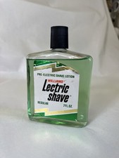 Vintage Williams Lectric Shave Regular 7 Oz Glass Bottle