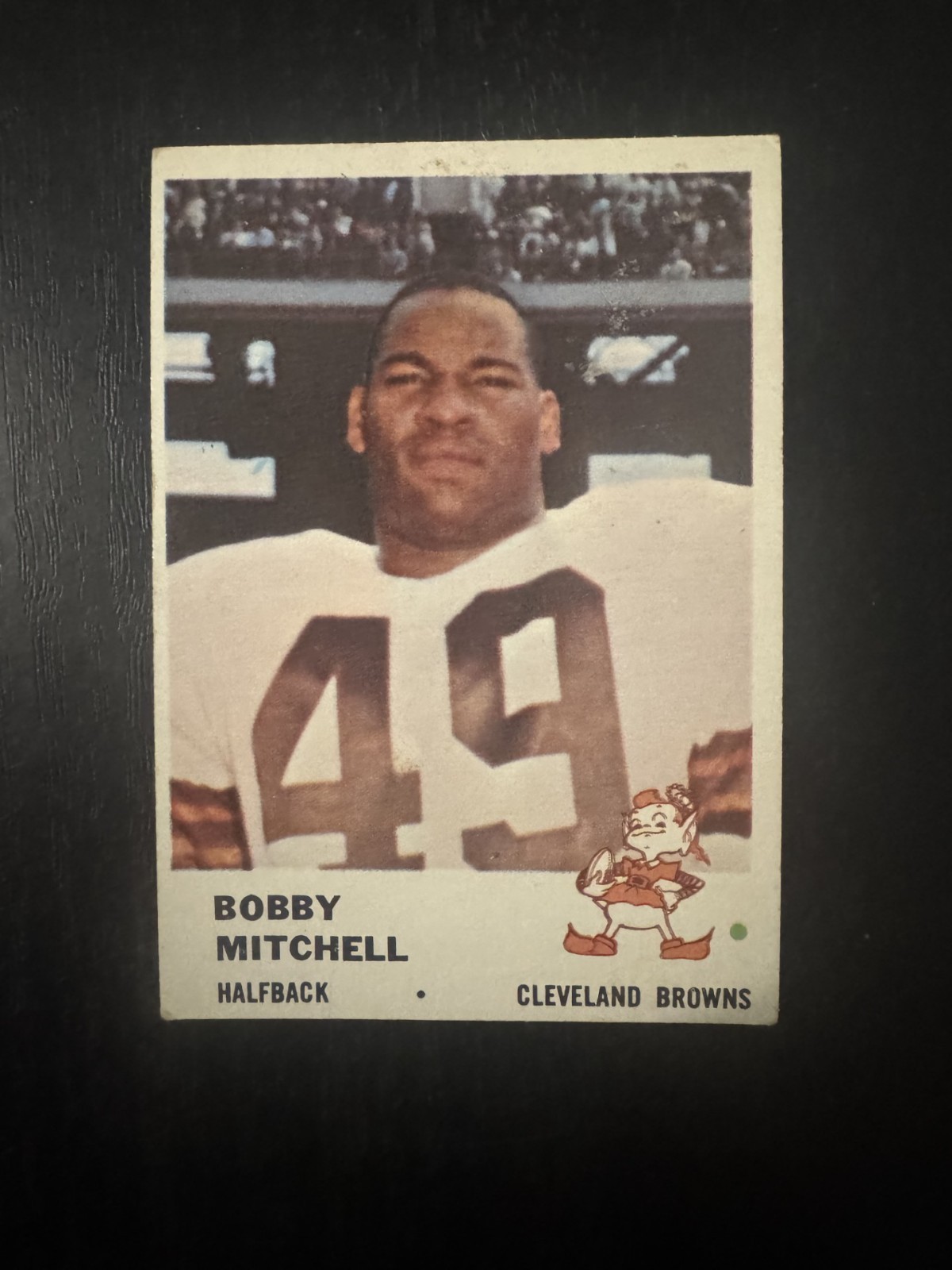 1961 Fleer #12 BOBBY MITCHELL Cleveland Browns HOF