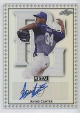 2020 Leaf Perfect Game All-American Classic Metal Irving Carter #BA-IC1 Auto nd3