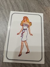 Vintage 1983 PANINI BARBIE 44 ALBUM STICKER Sheet Mattel SD63 Barbie