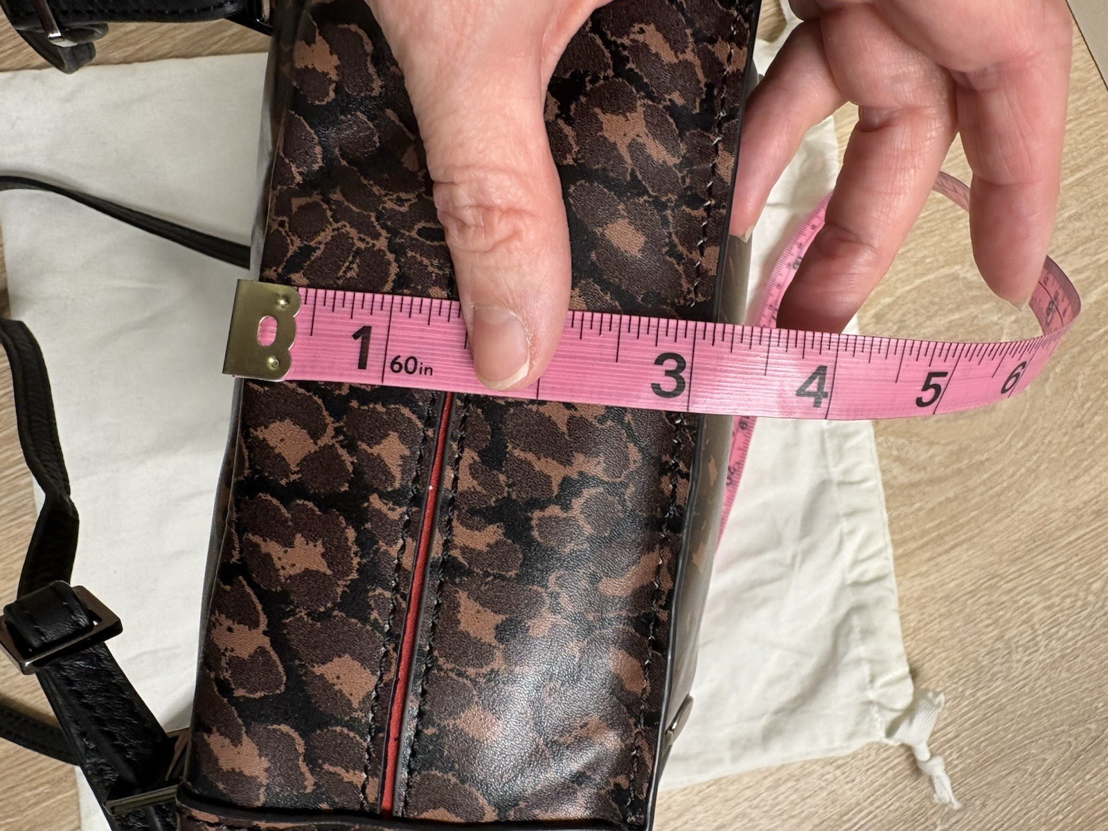 Hammitt Shane Leopard Backpack EUC - image 13